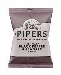 PIPERS BLACK PEPPER CRISPS 40G