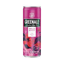 GREENALLS PINK WILD GIN TONIC 250ML