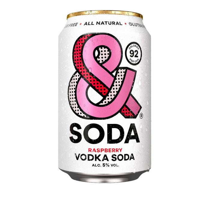 SODA LRASPBERRY VODKA 330ML
