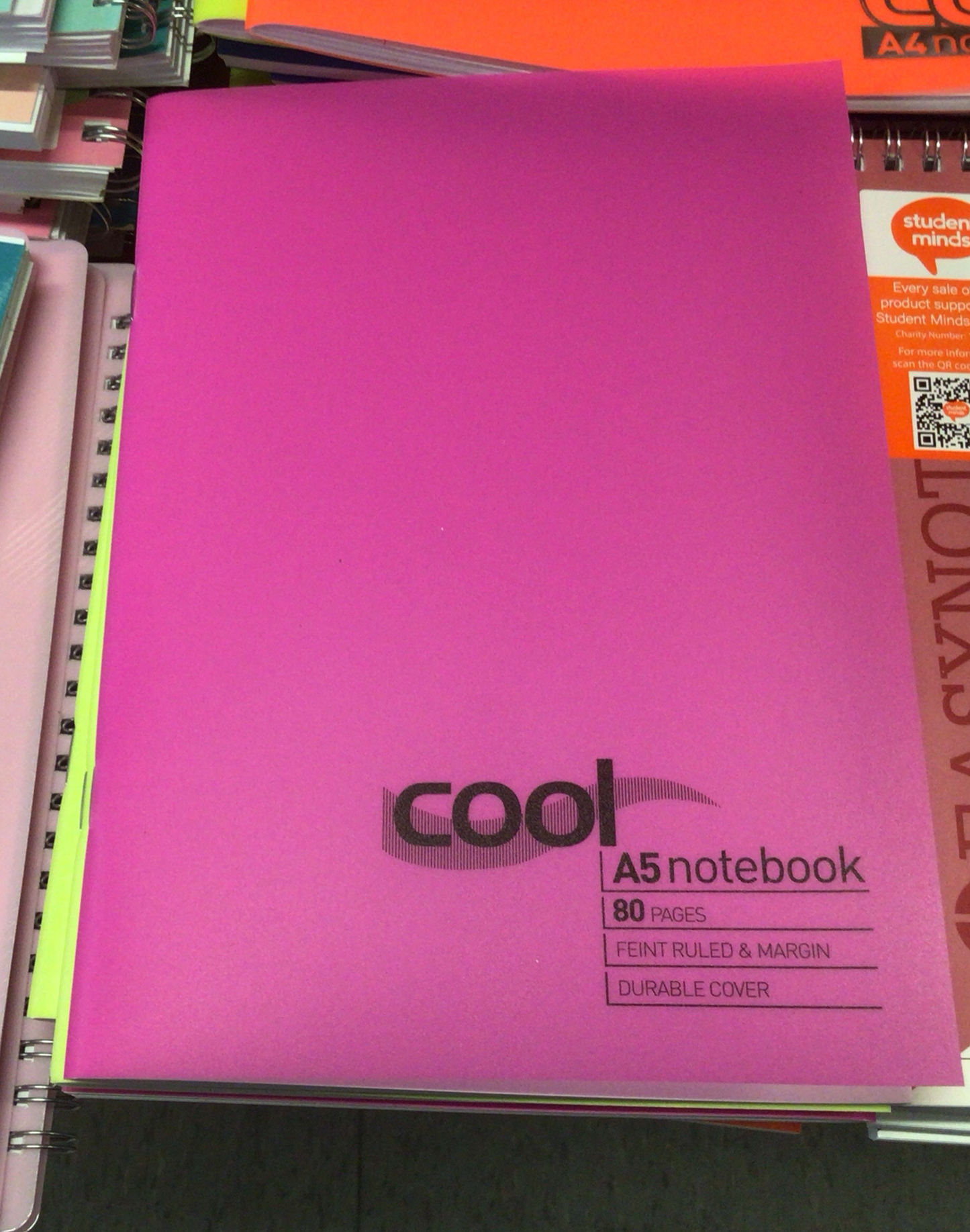 A5 COOL POLY NEON NOTEBOOK