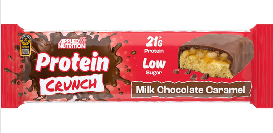 APPLIED NUTRITION PROTEIN CRUNCH BAR MILK CHOC CARAMEL 62G