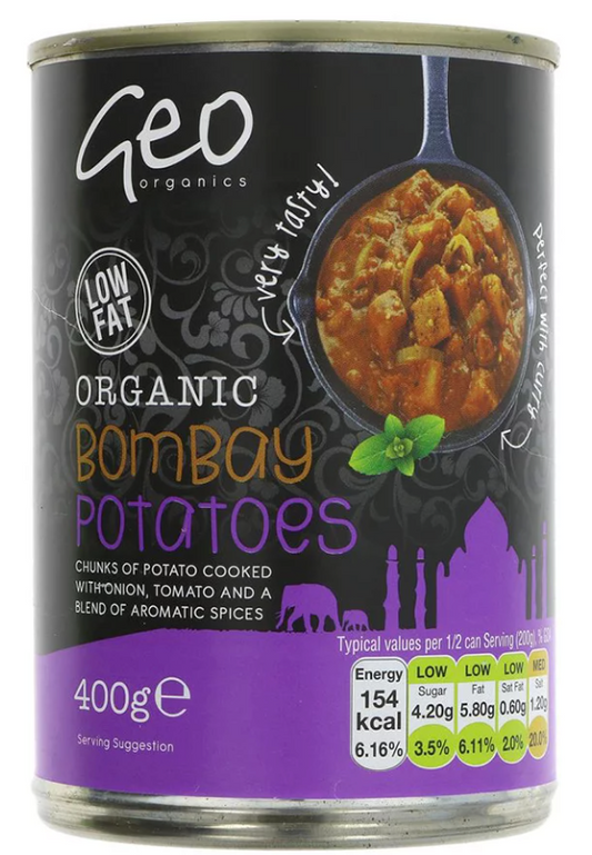 GEOORGANICS BOMBAY POTATOES 400G