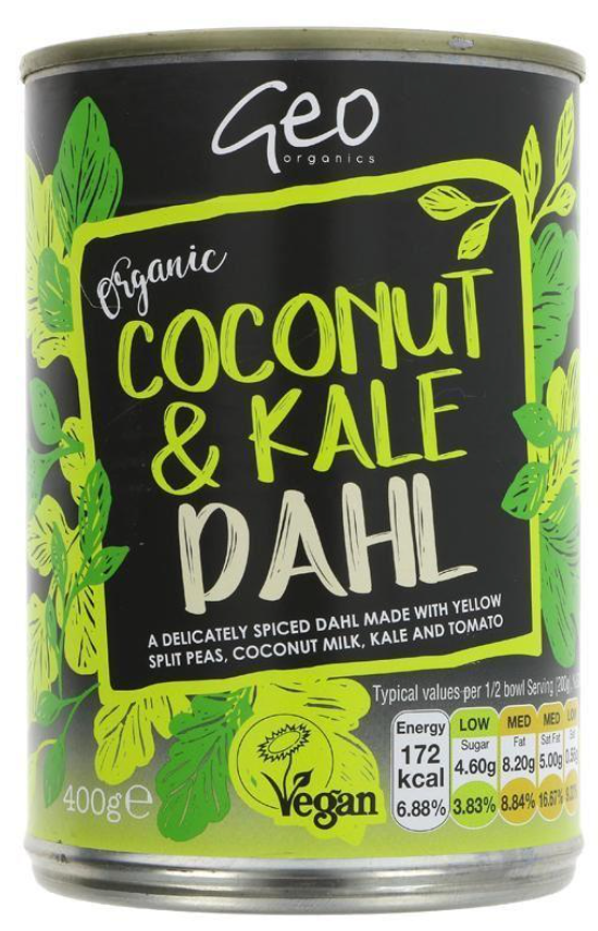 GEOORGANICS COCONUT KALE DAAL 400G