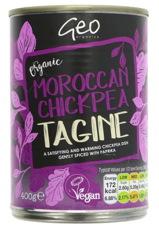 GEOORGANICS MOROCCON CHICKPEA TAGINE 400G