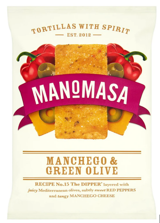 MANOMASA MANCHEGO OLIVE CRISP 140G