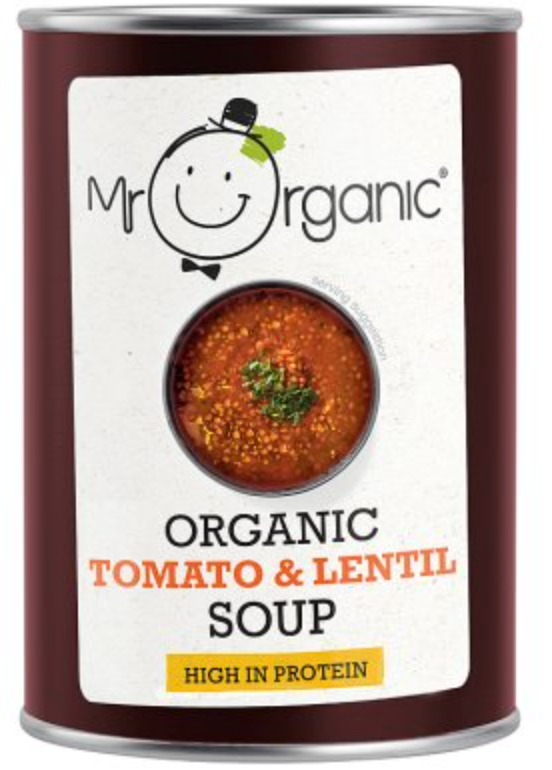 MR.ORGANIC TOMATO LENTIL SOUP 400G