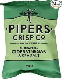 PIPERS CIDER VINEGAR SEA SALT CRISPS 40G