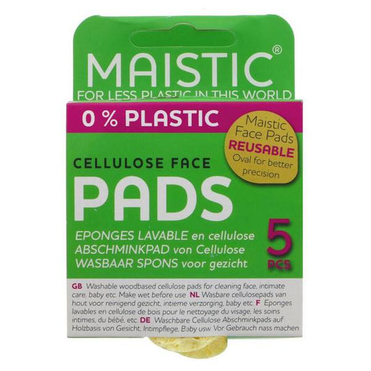 MAISTIC CELLULOSE FACE PADS LARGE 5PC