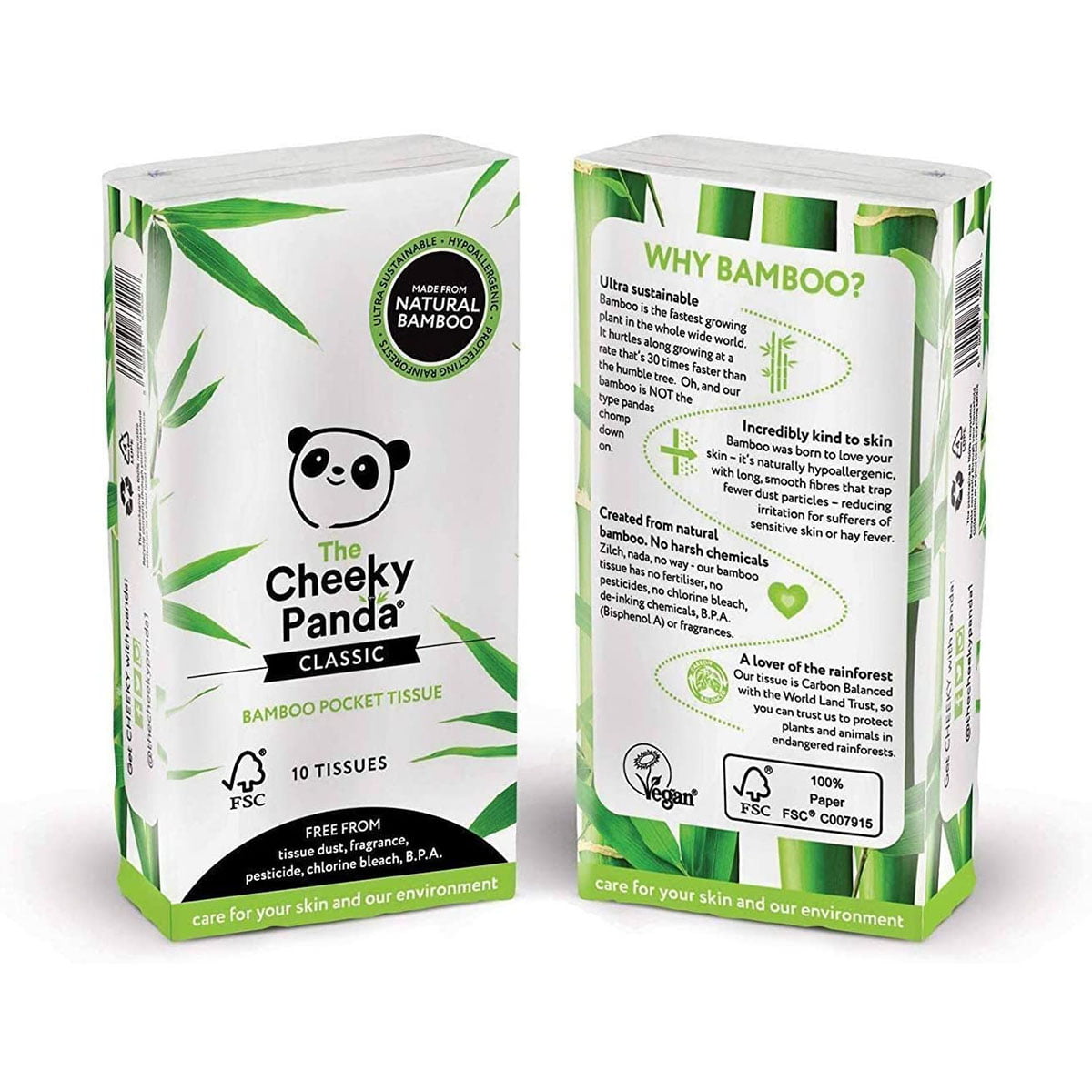 CHEEKY PANDY POCKET TISSUE 10 SHEETS