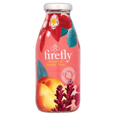 FIREFLY PEACH GREEN TEA 330ML